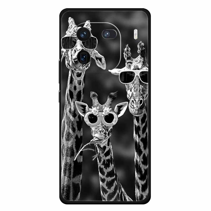 For Vivo Iqoo 12 Case Soft Silicone Cat Owl Fashion Back Covers for Vivo iQOO 12 Pro Cases Marble Shockproof Phone Shells Iqoo12