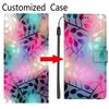 Чехол-книжка из кожи DIY на заказ для Samsung Galaxy A51 A50 A71 A70 A20 e A30 A40 A31 A41 A90 5G M51 M21 M30S M31 Индивидуальная крышка