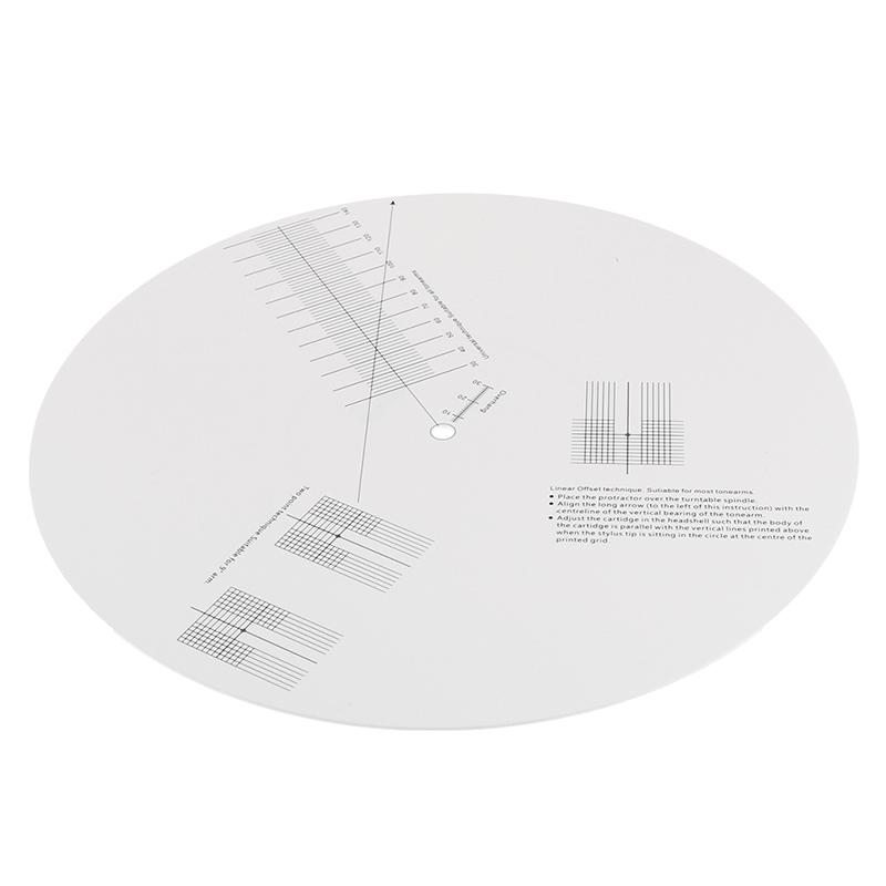 Калибровочная пластинка для звукоснимателя виниловой пластинки, измеритель расстояния, транспортир, регулировочный инструмент