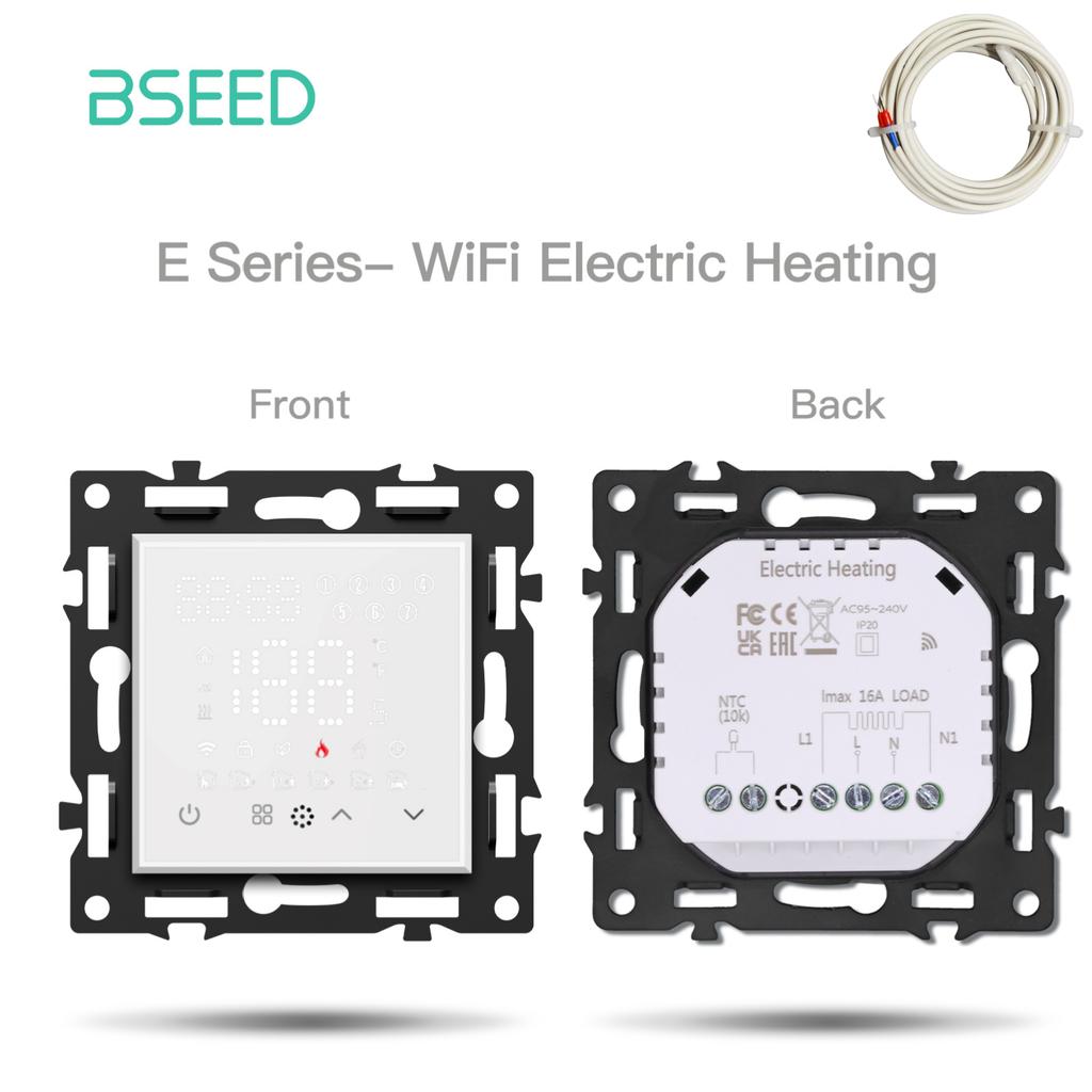 BSEED WIFI Термостат Водяной Электрический Теплый Пол Отопление Газовый Котел Температура Модуль Дистанционного Управления с Alexa Серия E Сделай Сам