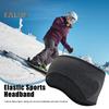 Ponytail Headband Winter Ear Warmer Head Wrap Elastic Yoga Hair Band Outdoor Sports Sweatband for Cycling Snowboarding Hiking Running