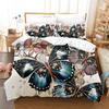 Letter Butterfly Print Bedding Set 3D Duvet Cover Luxury Fancy Queen King Home Textile Decor For Woman Wilf Gift Bed Linen