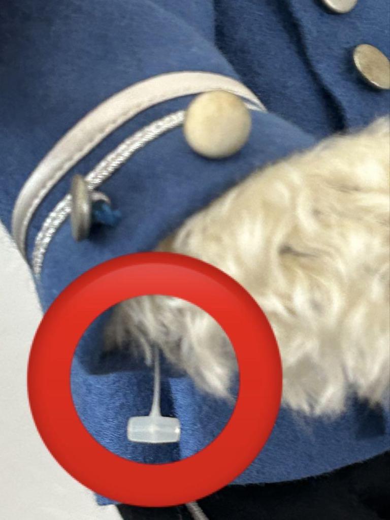 [Б/У] Плюшевый мишка Steiff, Немецкое издание ограниченного выпуска, Белая бирка, Плюшевая игрушка полицейский Берлина