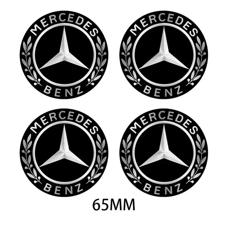 4Pc 56mm/65mm Car Wheel Center Hub Cap Auto Rim Covers For Mercedes Benz C180 C200 C260 C300 W108 W124 W126 W140 W168 W169 W176