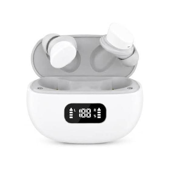 Беспроводные Bluetooth-наушники с 6 силиконовыми микрофонами, ИИ-шумоподавление для звонков ENC, водонепроницаемость IPX7, до 65 часов воспроизведения, 2025