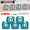 Battery Holder for Makita 18V Li-ion Battery Tools Machine Holder Storage Rack Wall Mount for Makita BL1860 BL1850 BL1840 BL1830