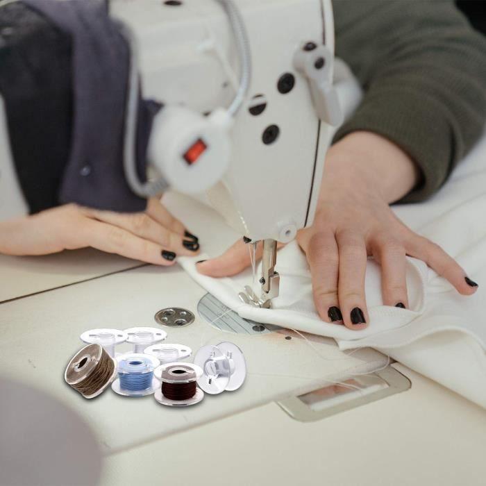 30pcs Canette Plastique, Canettes Machine à Coudre pour Brother Singer Kenmore Janome la Plupart des Machines à Coudre