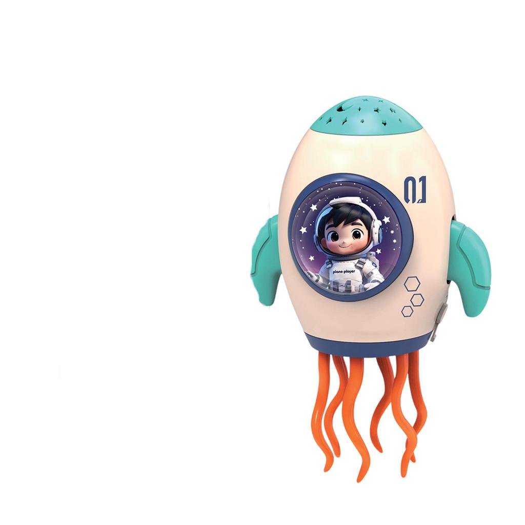 Волшебный танцующий осьминог звук и световая проекция электрическая игрушка крутящийся осьминог декомпрессионная развивающая игрушка распылительная ракета