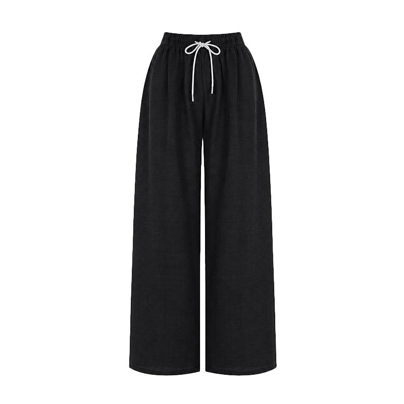 SELLY'S Summer String Point Elastic Waist Pants_I6B-Cpt029
