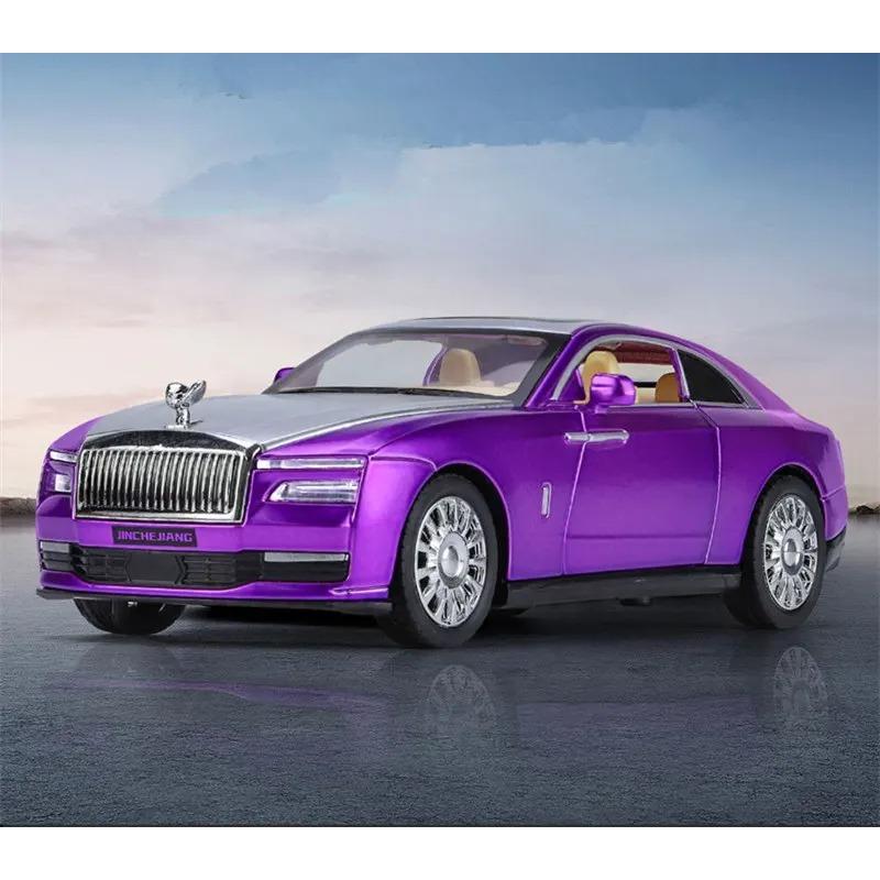 1/32 Rolls-Royce Spectre Автомобиль на новой энергии Сплав Модель роскошного автомобиля Литой и игрушечный автомобиль Металлическая модель автомобиля Симуляция Звук и свет Детский подарок