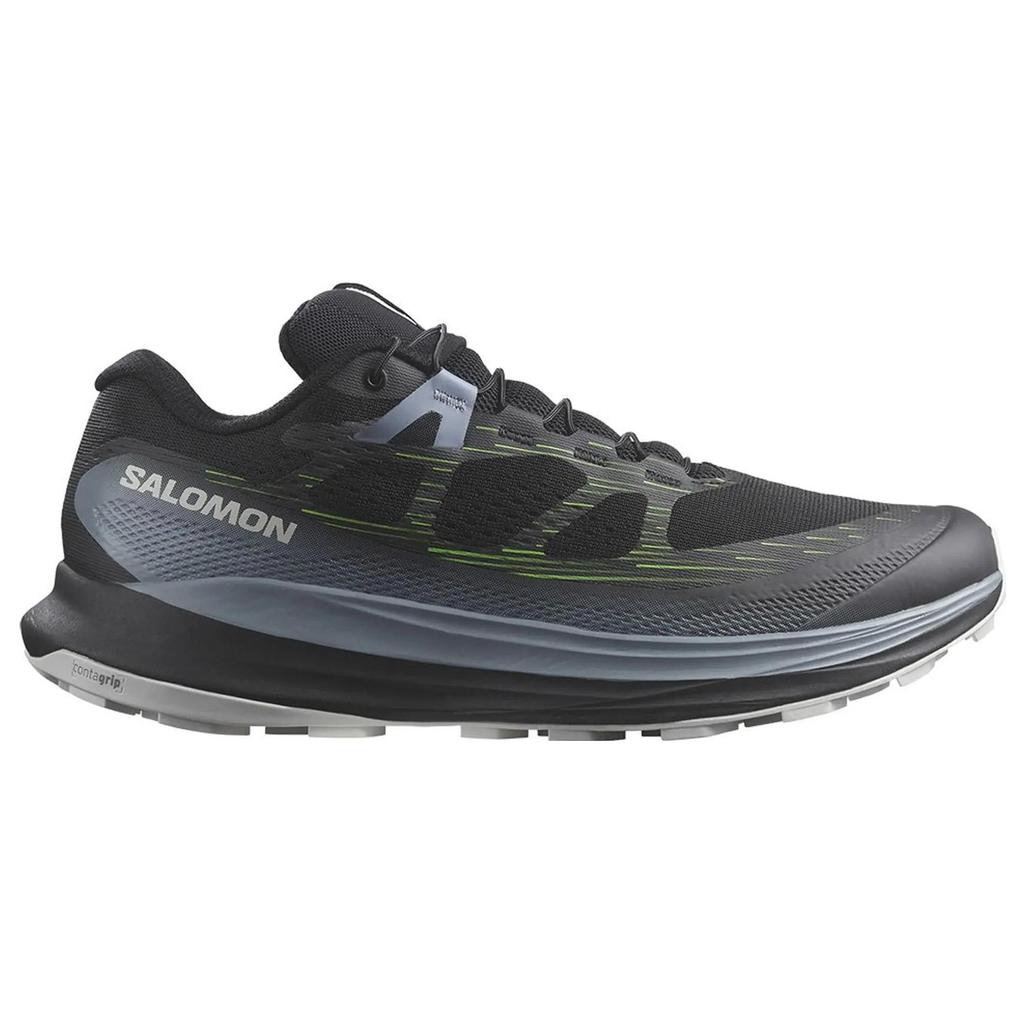 SALOMON Ultra Glide 2 Comfortable Versatile Trendy Non-Slip Durable Low-Top Running Shoes Men Sneaker Black Gray Blue 473862