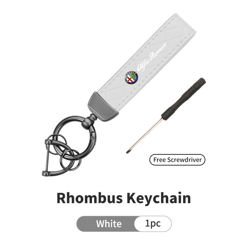 2026 Hot Sticker Car Logo Styling Keychain Business Gift Keyring Holder Accessories For Alfa Romeo Giulietta GT 159 147 156 Mito