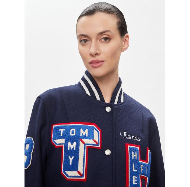 Куртка бомбер Tommy Hilfiger Collegiate Wool Blend Varsity