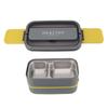 Двухслойный Bento Box 316 из нержавеющей стали с отсеком, портативный ланч-бокс со столовыми приборами для работы