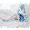 [Milky Time] Snow Miku Hatsune Miku Cosplay Costume with Wig, Halloween Costume for 2019