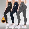 Fleece-lined Leggings for Women Autumn/winter with Pockets High-waisted Sports-style Form-fitting Yoga Leggings