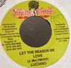 7-дюймовая пластинка LUCIANO - Let The Reason Be Love  NONE Young Blood Rec 2000 Ямайка Регги, Ска и Даб Б/У
