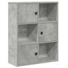 VidaXL Bookcase Concrete Grey 60x24x76.5 Cm Engineered Wood, Bookshelf, Storage Rack, Book Support, 860385