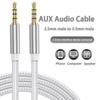 AUX Cable Jack 3.5mm Audio Cable 3.5mm Jack Speaker Cable for Samsung Xiaomi Redmi JBL Headphones Car AUX Cord Headphone Cable