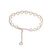 Women's Metal Waist Chain Fashion Heart Versatile Personalized Women's Waist Waistband Chain Be F3C5