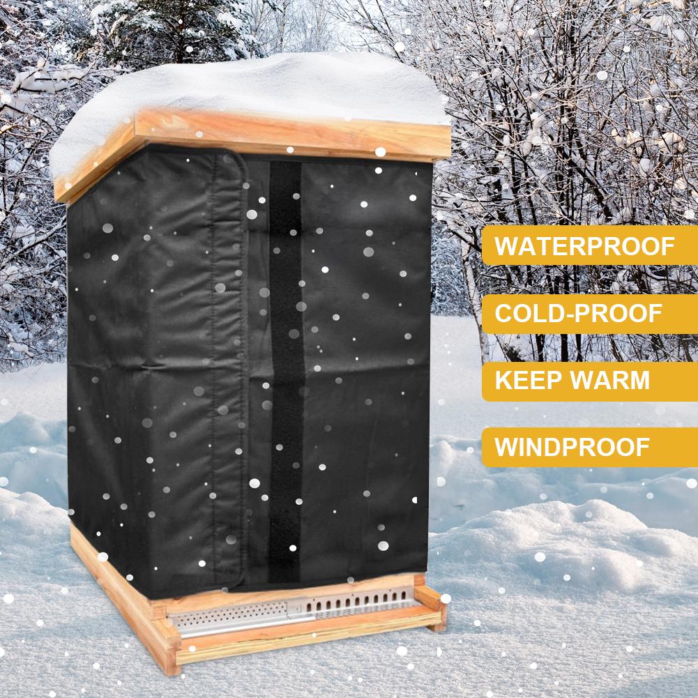 Премиум 600D Oxford Winter Bee Hive Wrap Регулируемый изоляционный чехол для пчеловодства с вентиляционными отверстиями и экологически чистыми материалами