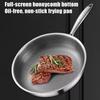 Сковорода из нержавеющей стали Сковорода для яиц из нержавеющей стали с антипригарным покрытием Кухонная посуда для приготовления стейков, омлетов, блинов, рыбы, жарки