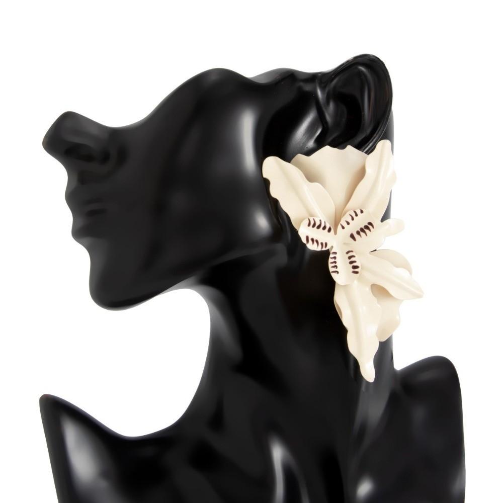 3D Flower Statement Earrings Exaggerated Floral Earrings New Drop Earrings Gift Giving