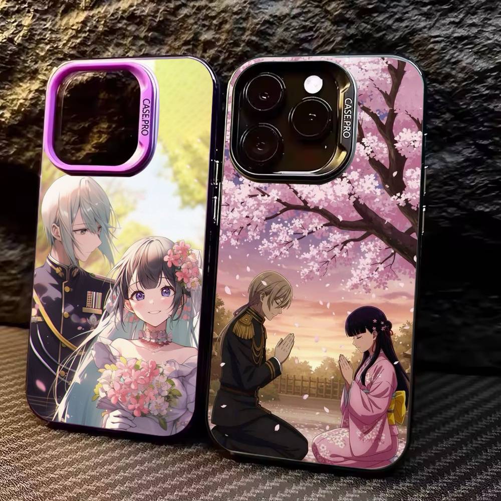 Чехол для телефона Аниме M-My Happy M-Marriage Для iPhone17,16,15,14,13,12,11 Plus,Pro Max Цветной Посеребренный Внутренний Чехол