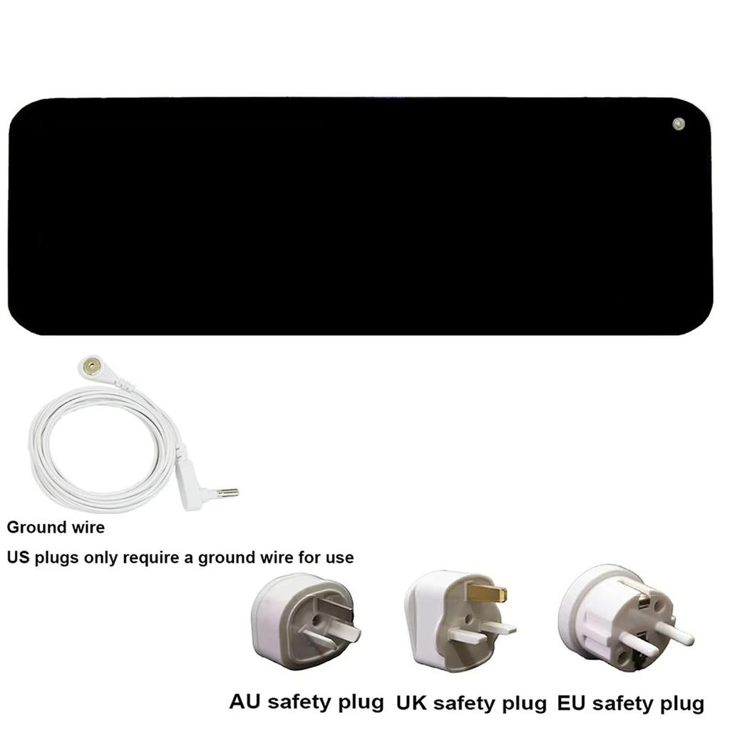 Комплект заземляющего коврика, коврик для стола, заземляющий коврик для ног, коврик для компьютерной мыши может улучшить сон, поддерживать равновесие тела, кровообращение