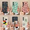 For Samsung Galaxy M15 A55 Ultra F15 A15 S24+ Case Popular Fashion Labels Anti Drop Matte Soft Liquid Silicone Shockproof Phone Cover Capas For Galaxy