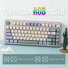 Игровая клавиатура EPOMAKER x Aula F75, прокладка, механическая клавиатура с 5-слойными накладками, ручками, беспроводная, с возможностью горячей замены, RGB, технический сертификат соответствия