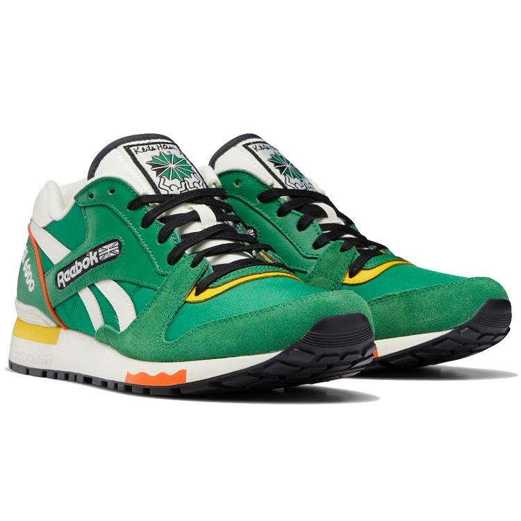 Gl 6000 Кит Харинг x Gl 6000 Reebok 'Собака и Человек Отпечаток Пятки' GZ1460