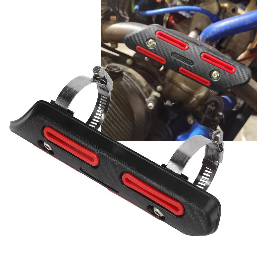 Теплозащитный экран выхлопной трубы, изоляционный чехол для 4-тактных мотоциклов, квадроциклов, UTV, внедорожников