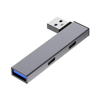 Алюминиевый USB3.0 хаб USB разветвитель USB расширитель USB на 2 Type-C и USB порт расширитель для быстрой передачи данных