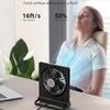 Folding Desk Fan Lightweight Ultra-thin Mini Fan Table Fan Small USB Fan  Outdoor