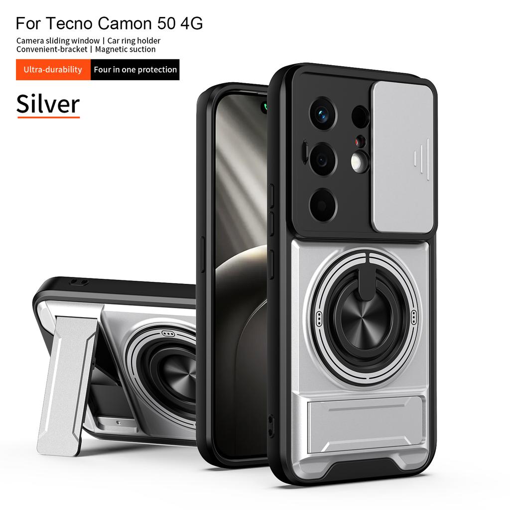Чехол для Tecno Camon 50 Чехол Tecno Camon 50 4G Магнитный складной держатель Magsafe Чехол-броня с защитой камеры