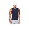 Under Armour Ua Regular Fit Дышащая компрессионная спортивная рубашка Мужская топы Темно-синяя 1257469-410