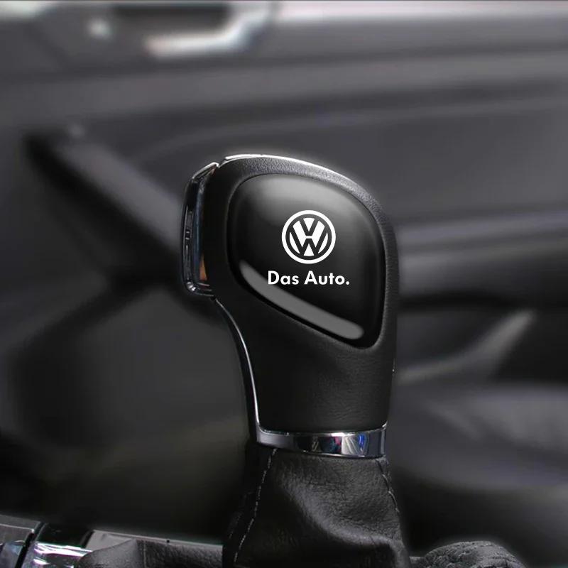 lmn1 ·Auto Stainless Steel Decoration For Volkswagen VW POLO CC Passat Touran Car Gear Shift Head knob Grip Covers Case Car-Styling