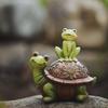 Долговечный DIY ландшафтный дизайн, анти-ломка, милая фигурка животного, садовый орнамент, предметы домашнего обихода, модель лягушки и черепахи
