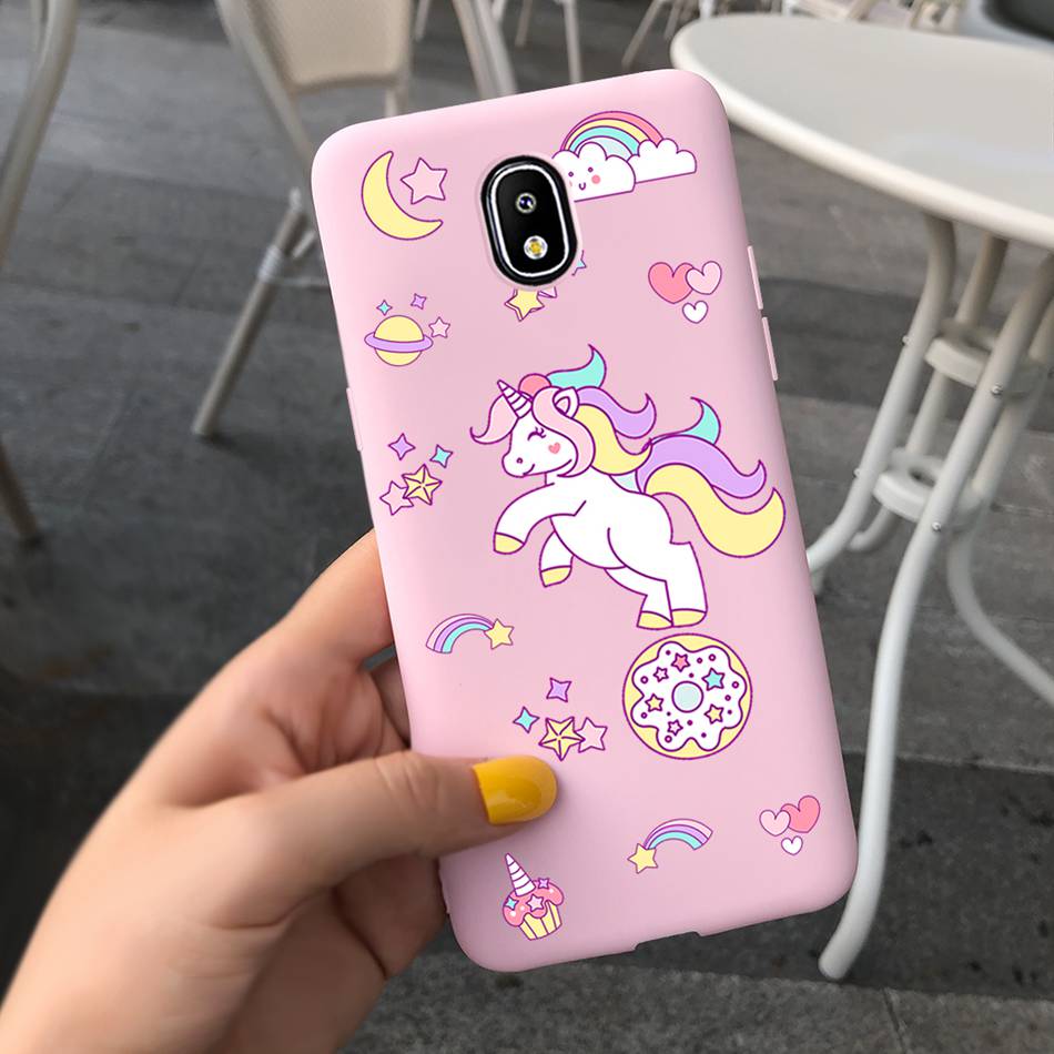 Силиконовый чехол для телефона конфетного цвета для Samsung Galaxy J3 J5 J7 2017 Чехол J330 J530 J730 Мягкая TPU крышка для Samsung J3 J5 J7 2017