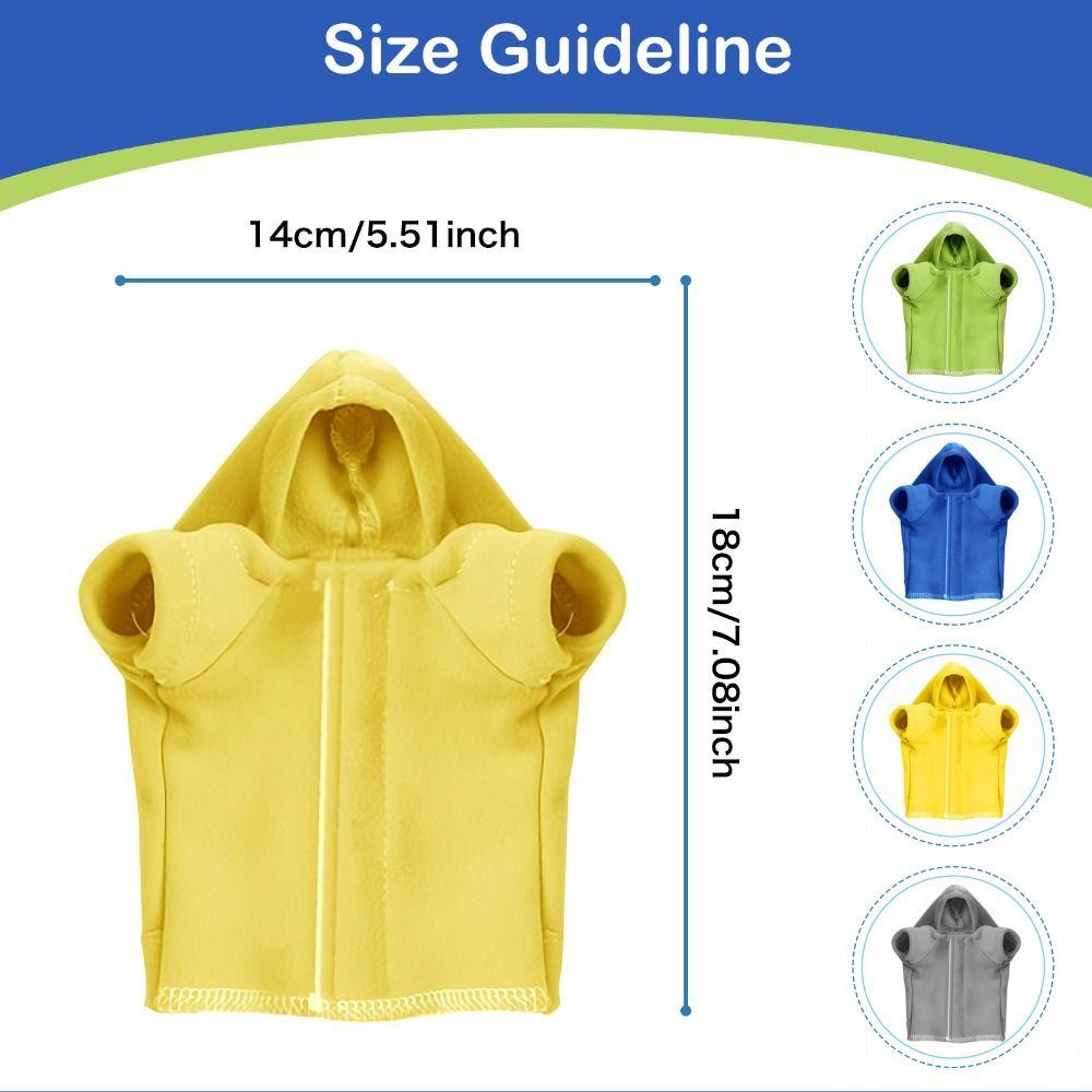 Warm Reptile Hoodies Handmade Bearded Dragon Hoodies Cute Lizards Clothes Photo Outfit