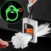 Fluorescent Cable Tie Organizer Square Round Wire Tie Tightener Plastic Cable Organizer  Indoor Use