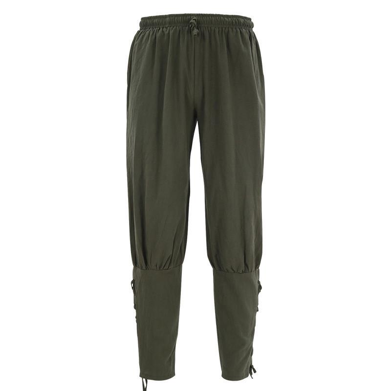 Medieval Pirate Cosplay Pants With Striped Pattern For Theater Costumes And Stage Performances