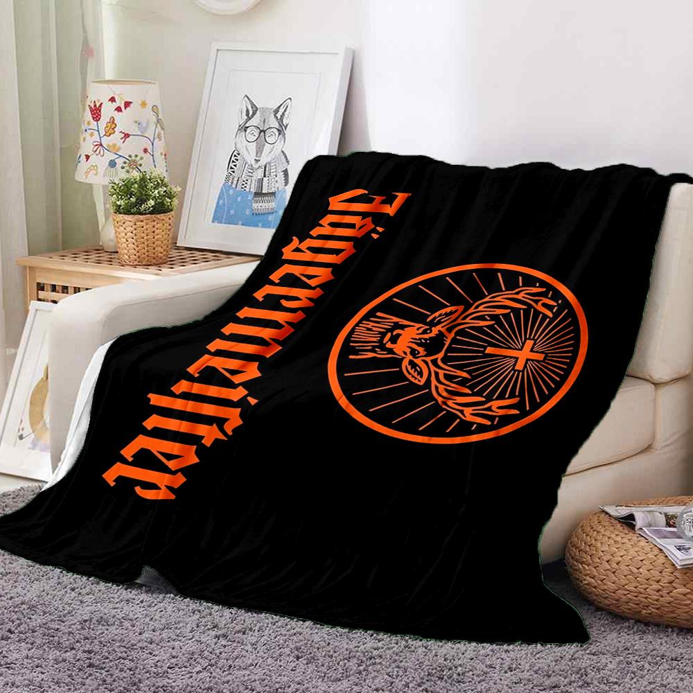 Jgermeister Flannel Blanket Throw Blanket Soft Warm Sofa Bed Camping home Decor Unique Christmas Gift C9261563