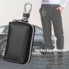 Zipper Bag Fob Pouch Signal Blocker Case Faraday Cage Car Key Signal Shielding RFID Blocking Bag