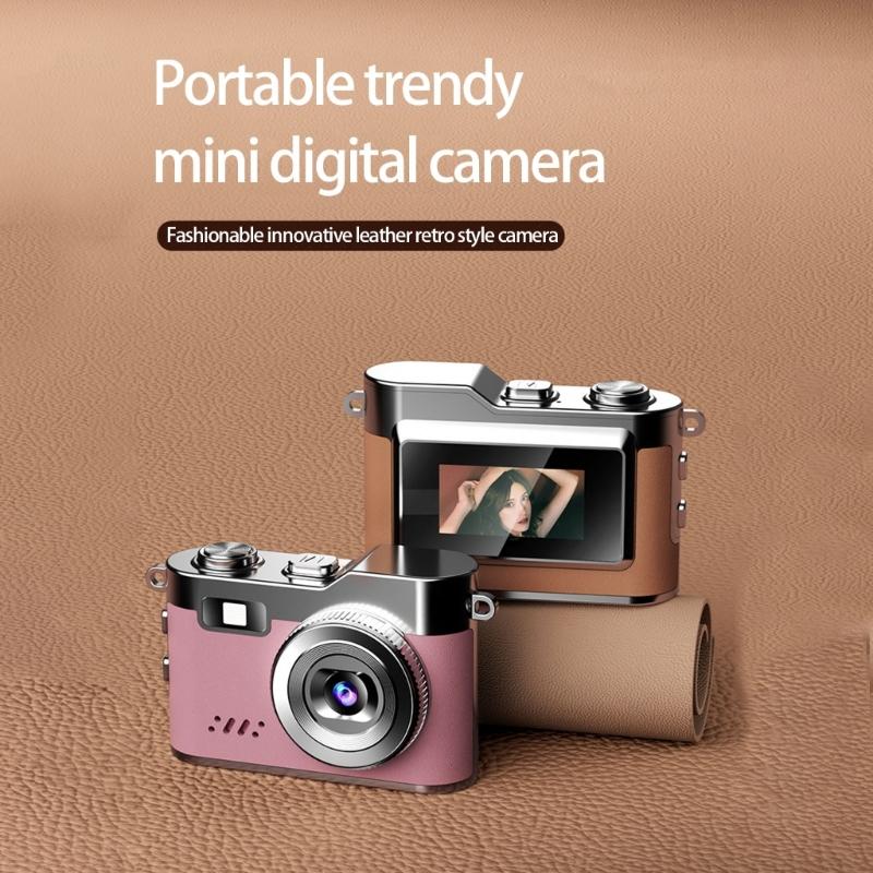 Retro Design Mini Digital Camera 1080P Video Recording Supports 16GB 32GB Card