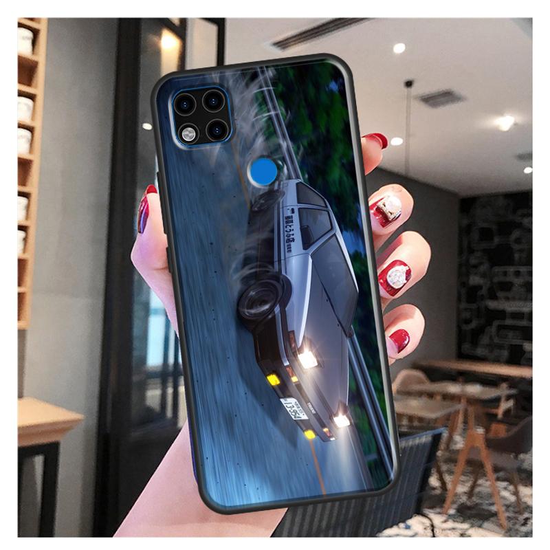Аниме Initial D Drift Funda для Xiaomi Redmi Note 10S 9S 8T 9 Note 10 Pro Note 11 Pro Redmi 9C 9A 9T Мягкий чехол