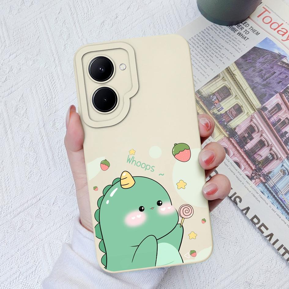 Чехол для Realme C33 C35 C55 C20 C30 Realme GT Neo 2 3 5 с милым мультяшным узором, матовый жидкий силиконовый мягкий чехол для OPPO Realme Coque Fundas, бампер