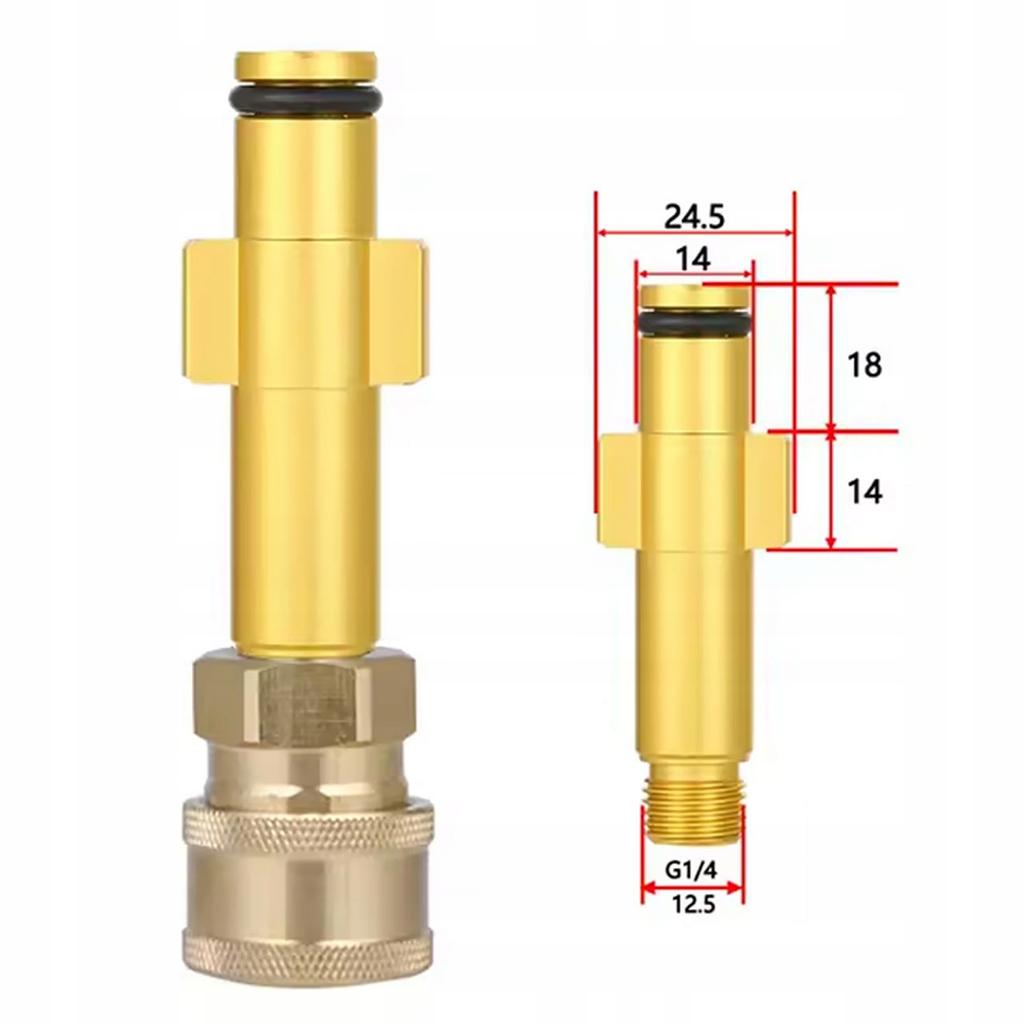 JetLink ProAdapt EP-HD – Adapter do Myjek Wysokociśnieniowych | Szybkozłącze 1/4" | Wysoka Jakość i Trwałość