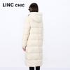Jinyujie Women's Hooded Long Duck Down Puffer Jacket